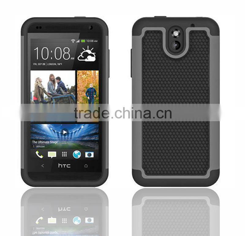 New arrival wonderful Universal sturdy and durable rugged scratchproof defender cheap football lines TPU case for HTC Desire 610