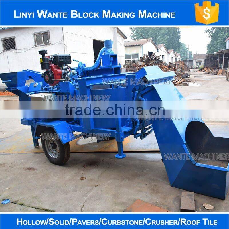 2016 WANTE BRAND TWIN--M7MI Hydraulic block machine delivering to Uganda
