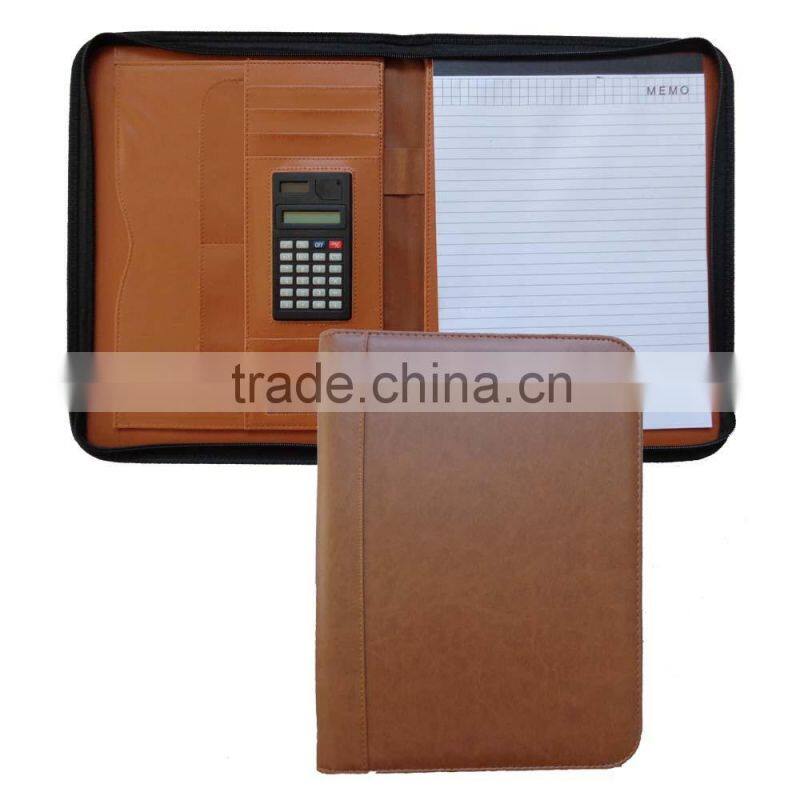 A4 Size Leather Document Folio With Ring Bound