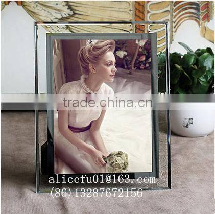 4x6 5x7 hanging beveled glass photo picture frame for home decor gifts