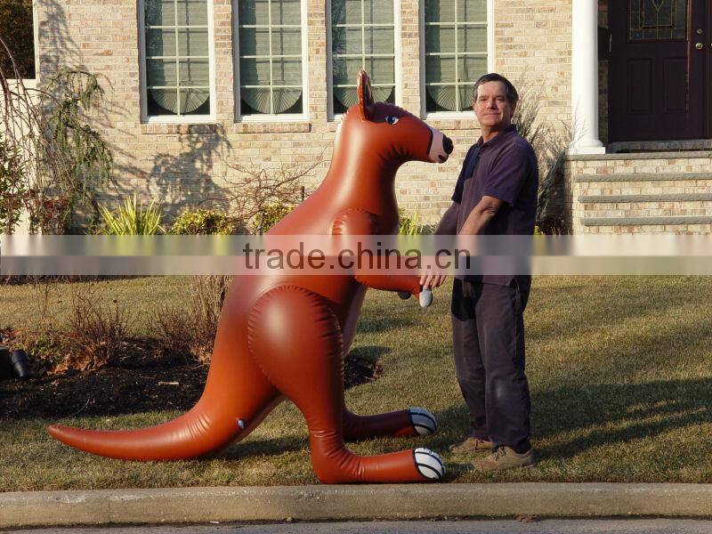 Inflatable huge kangaroo/realistic animal/air filled huge animal