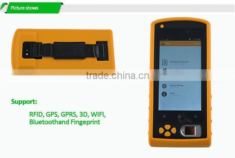 FP05 IP54 GSM GPRS Fingerprint Scanner Tablet pc