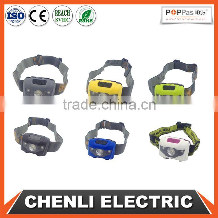 Poppas T12 3w COB led headlamp outdoor waterproof running camping walking headlight