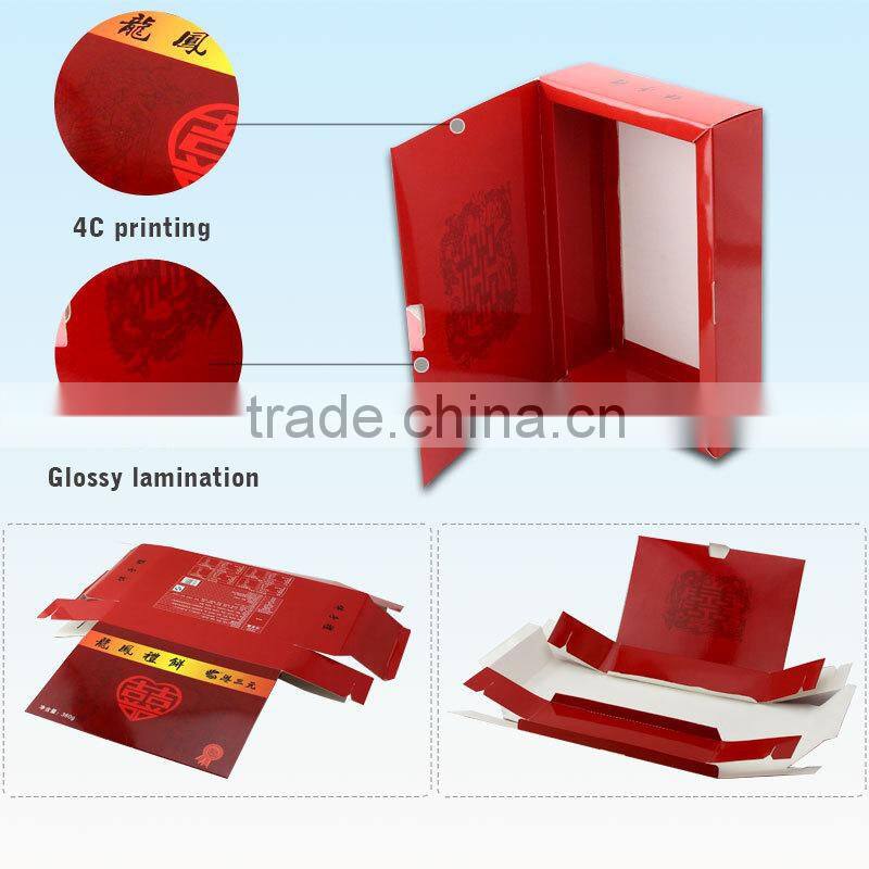 Full Color Wedding Invitation Paper Boxes