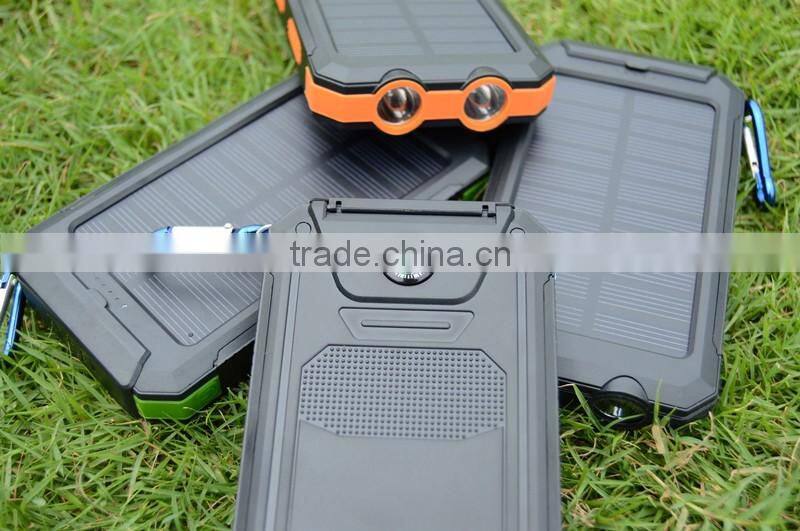 8000mAh multi junction solar cell universal power bank