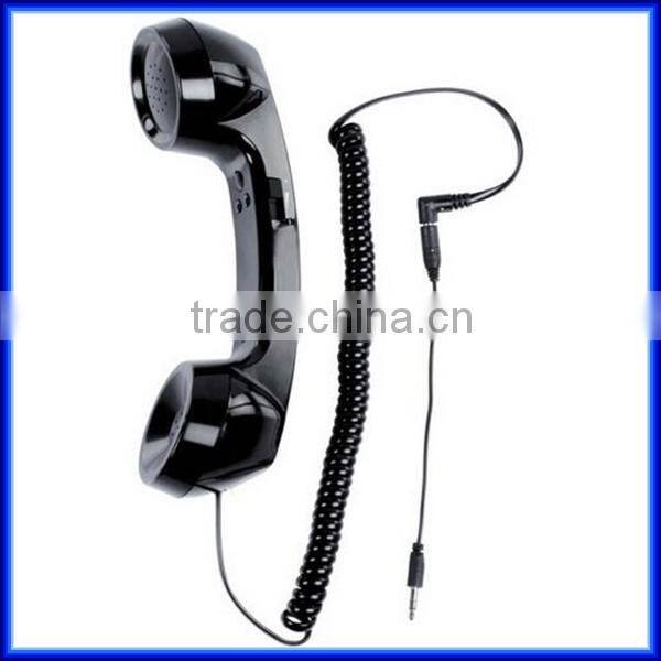 High quality Retro Mobile Phone Handset, Universal retro plastic telephone handset