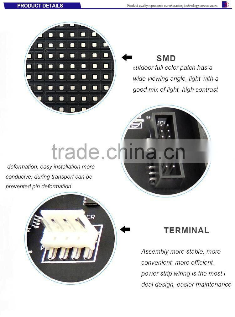 New china products P6 Outdoor full color module LED display for advertising
