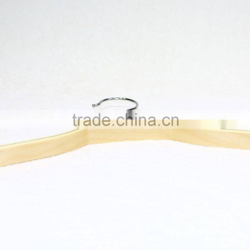 Wholesale fashionable wooden hanger for garment