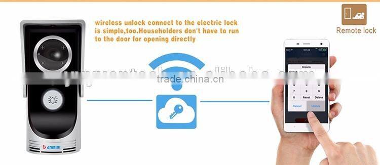 Full Duplex Audio Video Door Phone Door Bell Monitoring Outdoor Bell Wireless Smart IP doorbell