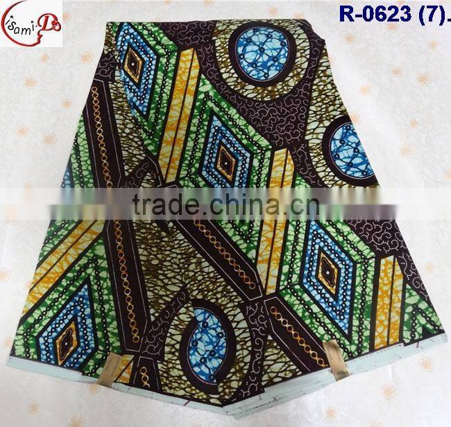 2015 New arrival high Quality African batik wax Printed with different design R -0623