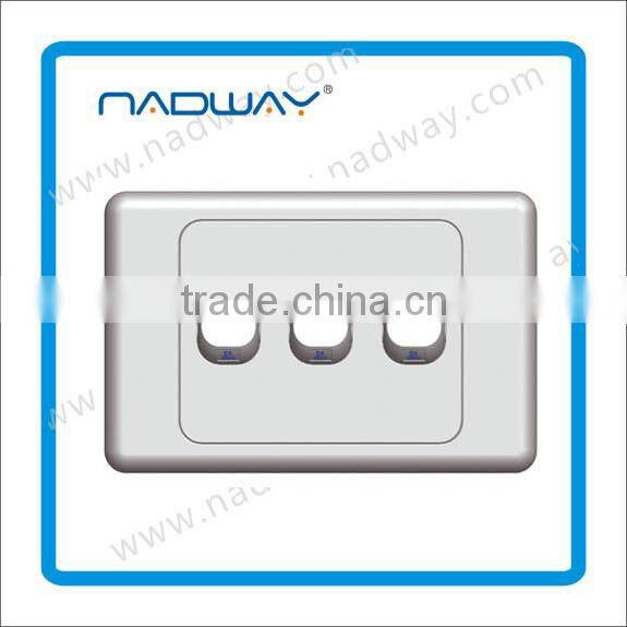 45A 1 Gang Double Pole Wall Switch With Neon