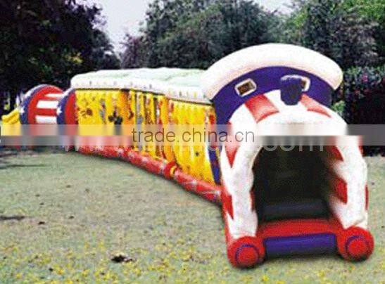 inflatable train tunnel for kids