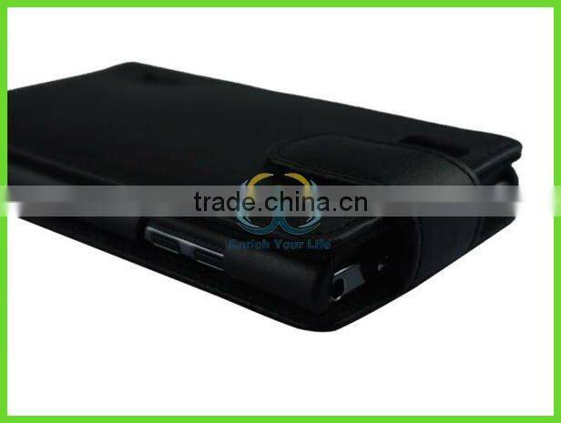 black leather keyboard case for ZTE phone shell