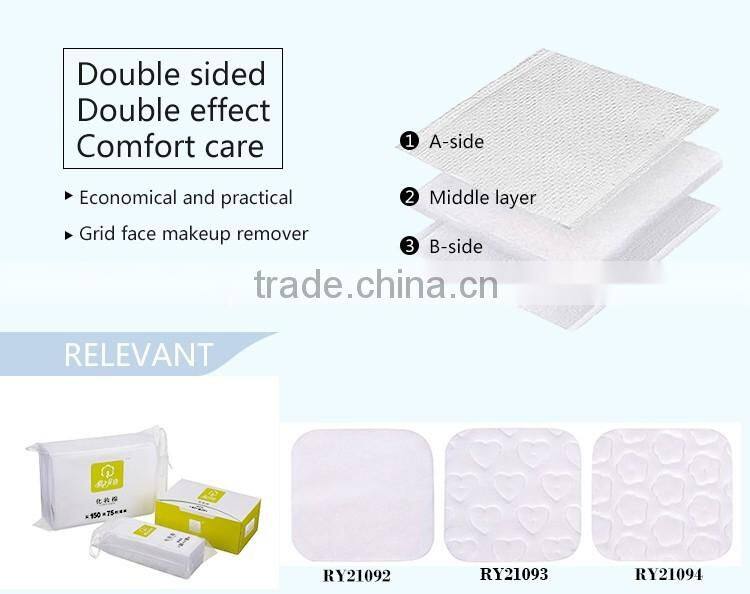 Textile fabric for cotton pad healthy makeup cotton pad