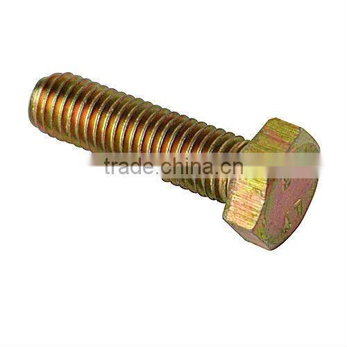 Yellow Zinc Plated Hex bolt