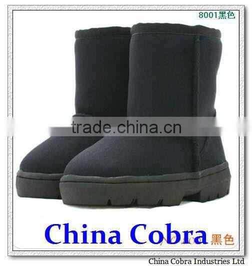 newest hotsale leather baby snow boots winter boots kids boots