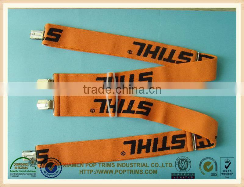 New yellow Elastic Suspenders