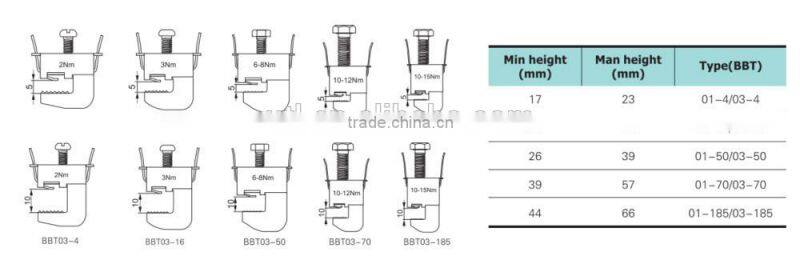 UTL brass busbar terminal connector 16-50mm