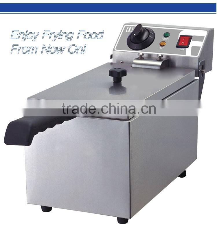 Factory Price 10L Single Tank Fryer For Sale Industrial Air Gas fryer