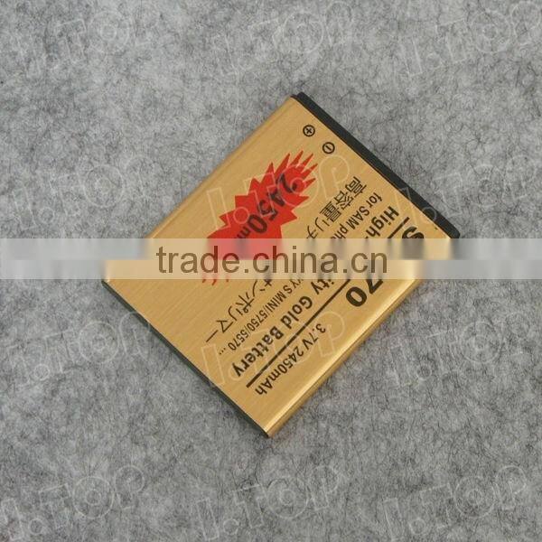 For Samsung Galaxy mini/S5570/S5750/S7230 mobile battery,3.7V 2450mAh,18 months warranty