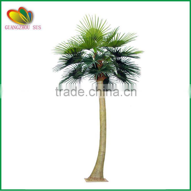 Hot sale artificial fan palm tree indoor home decor artificial palm tree