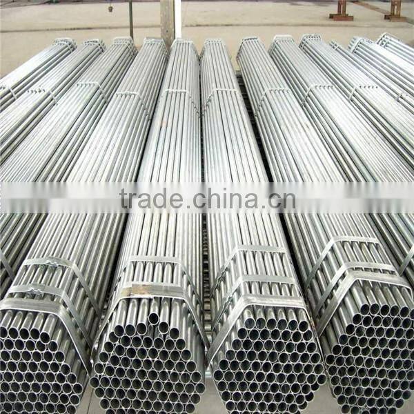 galvanized steel tube 1/2" 3/4" 1"