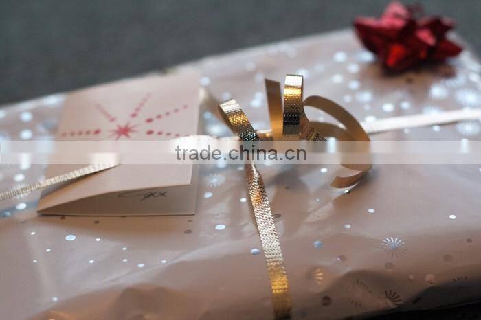 Christmas flower wrapping paper