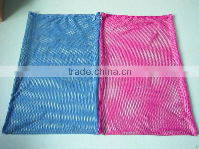 colorful strong mesh laundry bag