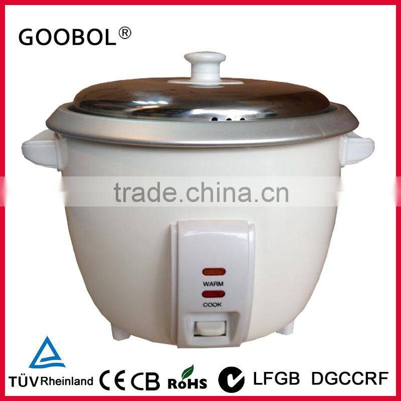 Small Rice Cooker With Alminum Steamer & S/S Lid, Non-stick Inner Pot