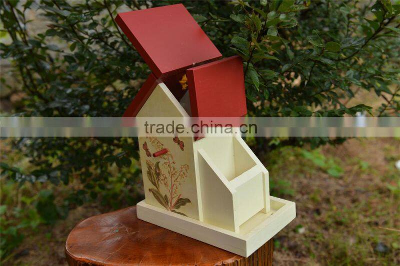 Unique Outdoor Garden Wooden Bird Feeder Wild Bird Feeder ,house,cage