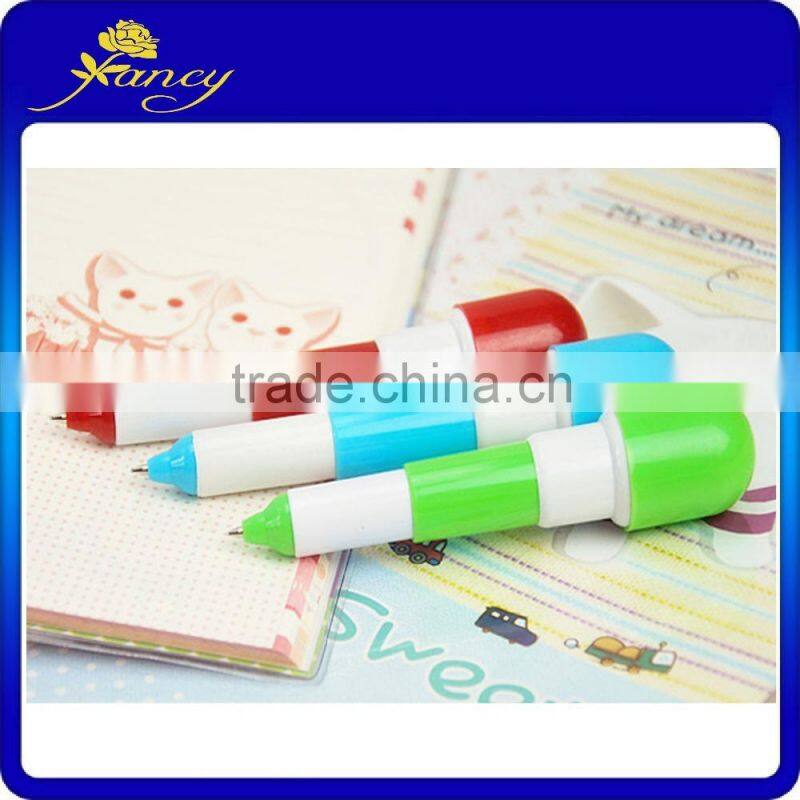 hot-selling plastic bowling shape ballpoint pill