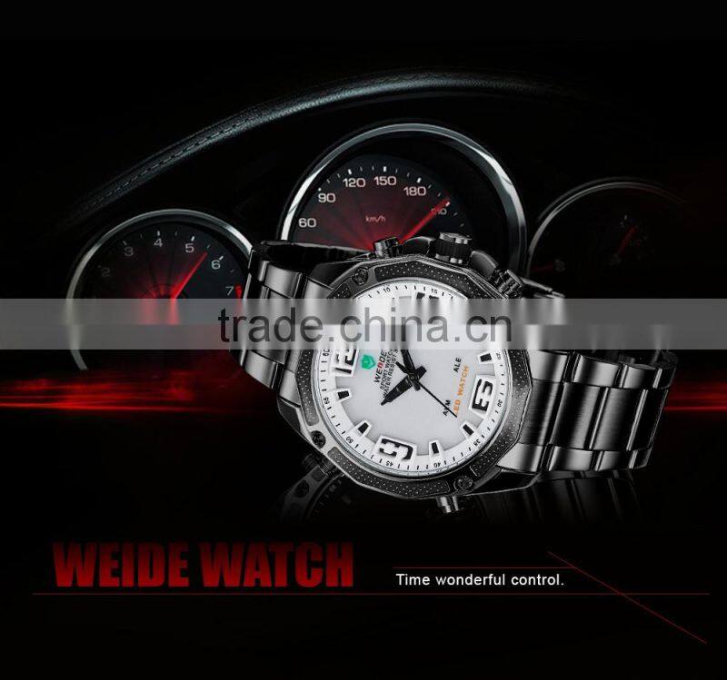 WEIDE Military trendy watches water resistant watch 30m description of Wrist watch Alarm LED large digital timer WH2306
