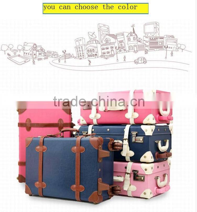 New Style Classic Vintage Suitcase With Spinner Wheels