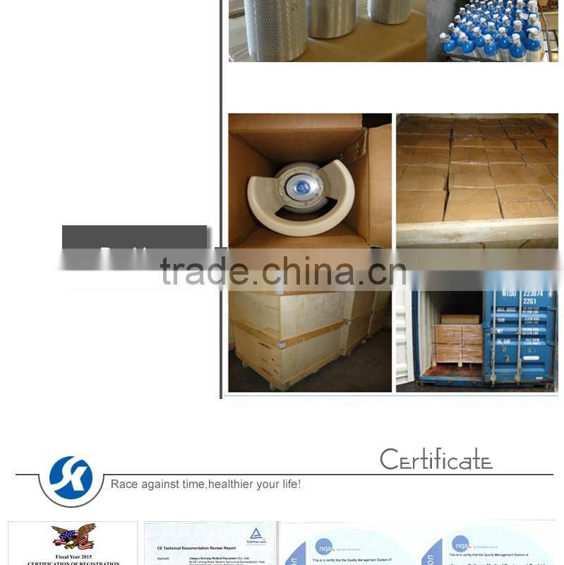 ISO9001&13485 Certification Luxury Oxygen Bottle