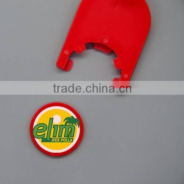 Plastic 25mm 2.5cm 2 Coin canadian shopping cart coin key chain