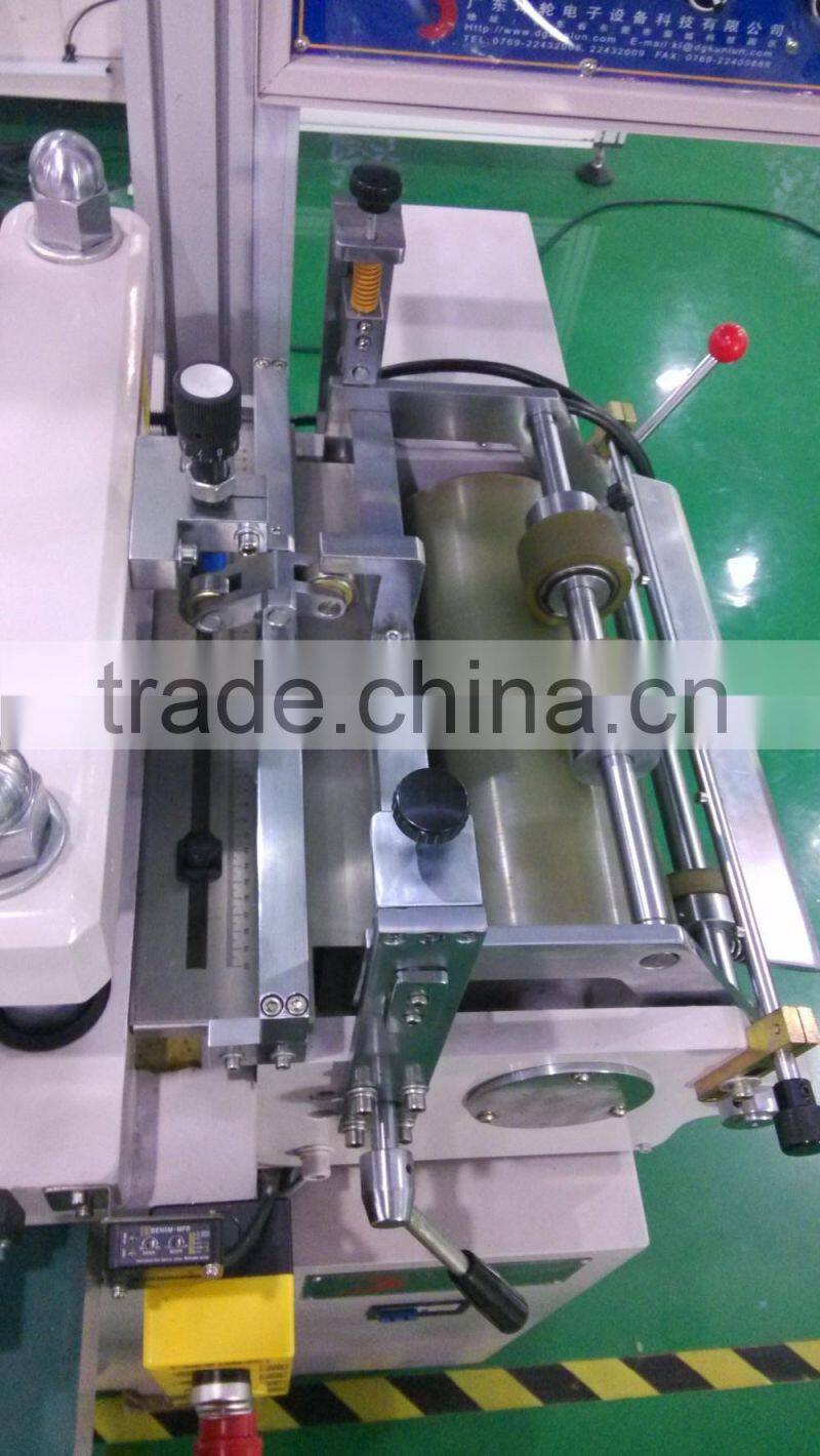 Automatic die cutting machine for double sided adhesive tape