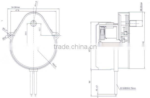 low speed 50TDJ5112 ac 220v mini synchronous motor displayed in alibaba website
