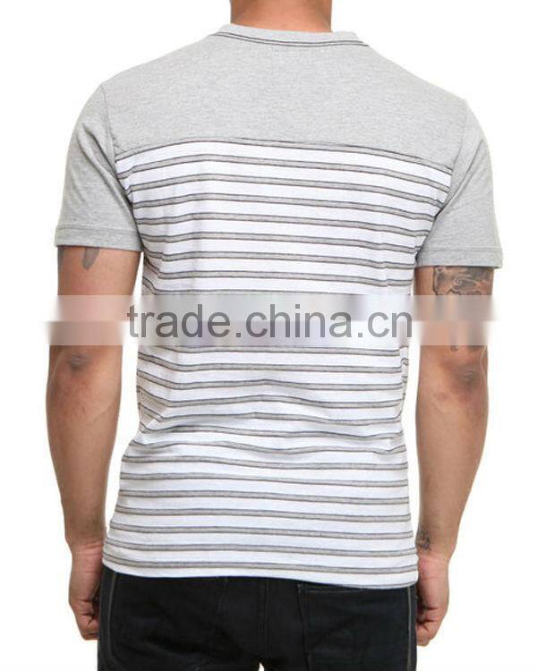 Hot sales mens stripes vneck tops