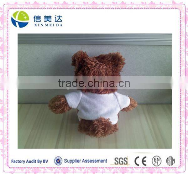 Brown Little bear with T-shirt soft stuffed & plush toy