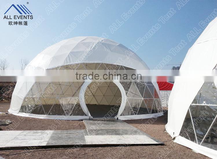 Factory direct sale 15m dome tent for fashion shows