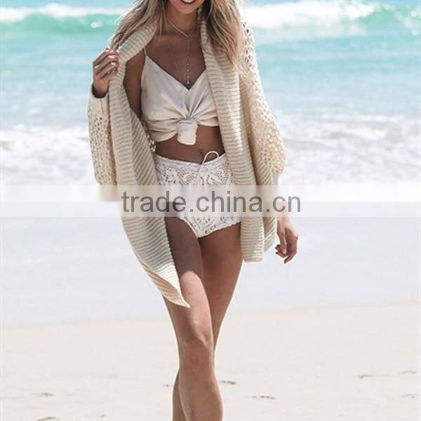 Beige Tie Up Lady Crop Top Online Shopping for Wholesale Clothing