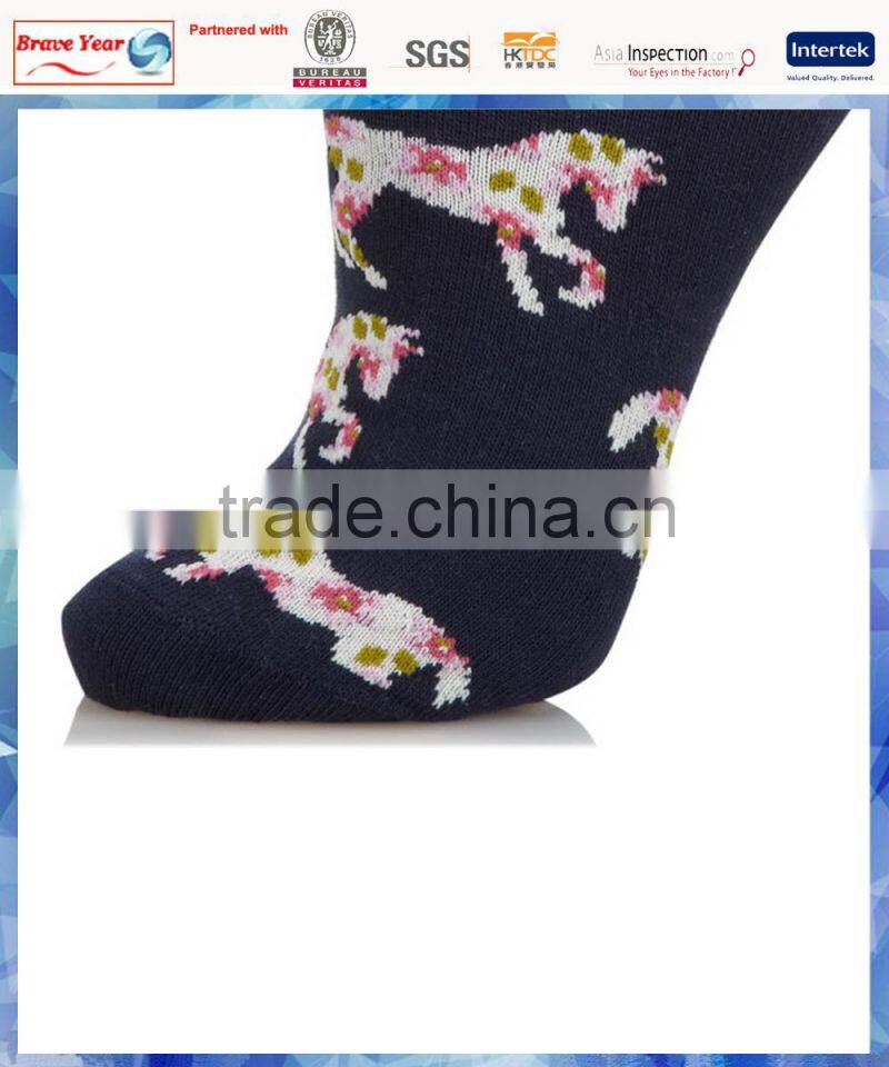bulk wholesale women all over floral horse tube sock