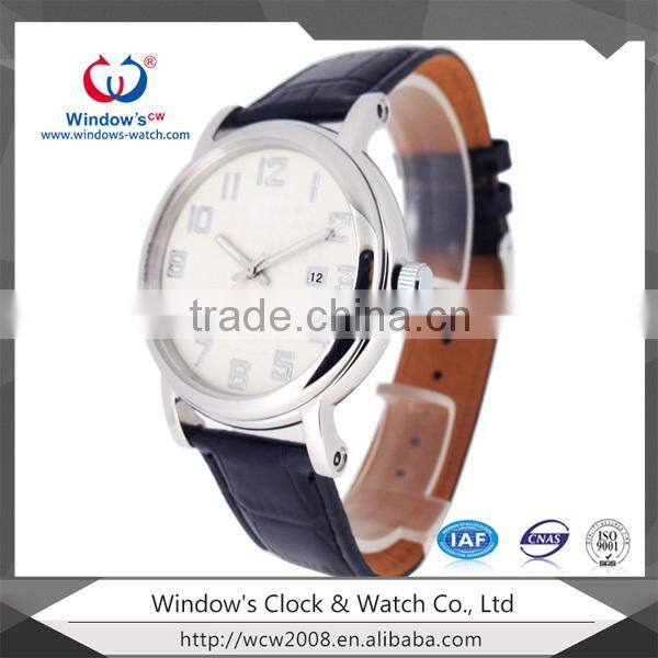 Japan movt quartz watch water resistant stainless steel watch case back