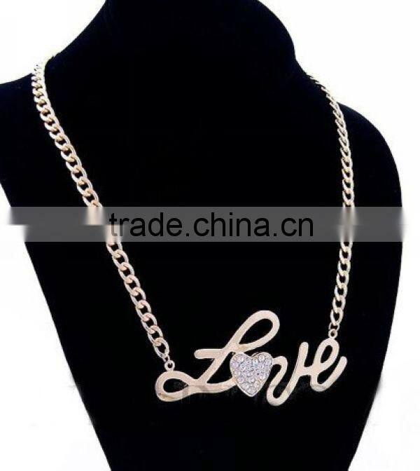 fashion necklace hot sale moonstone necklace jewelry