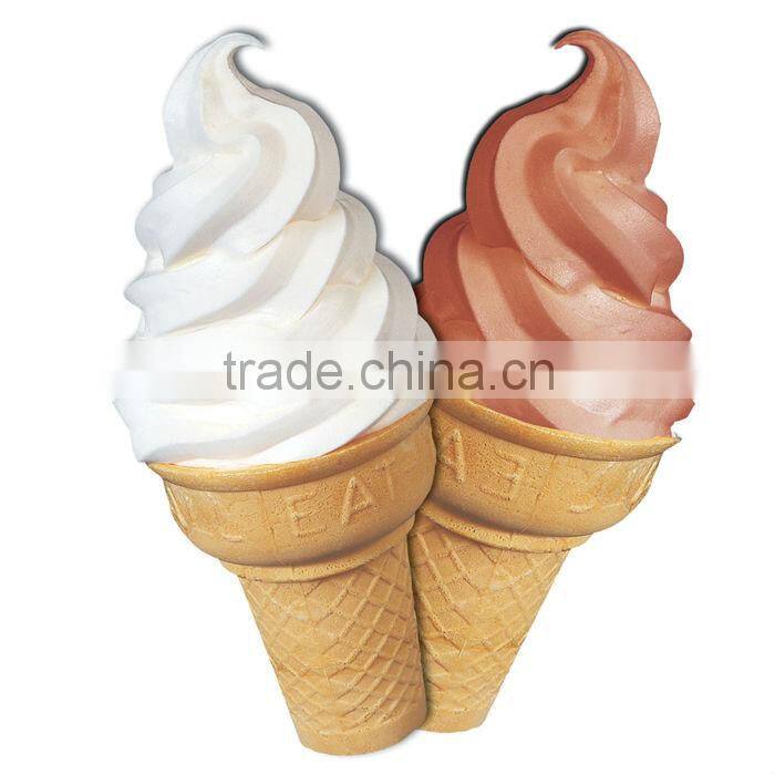 Soft ice cream maker machine