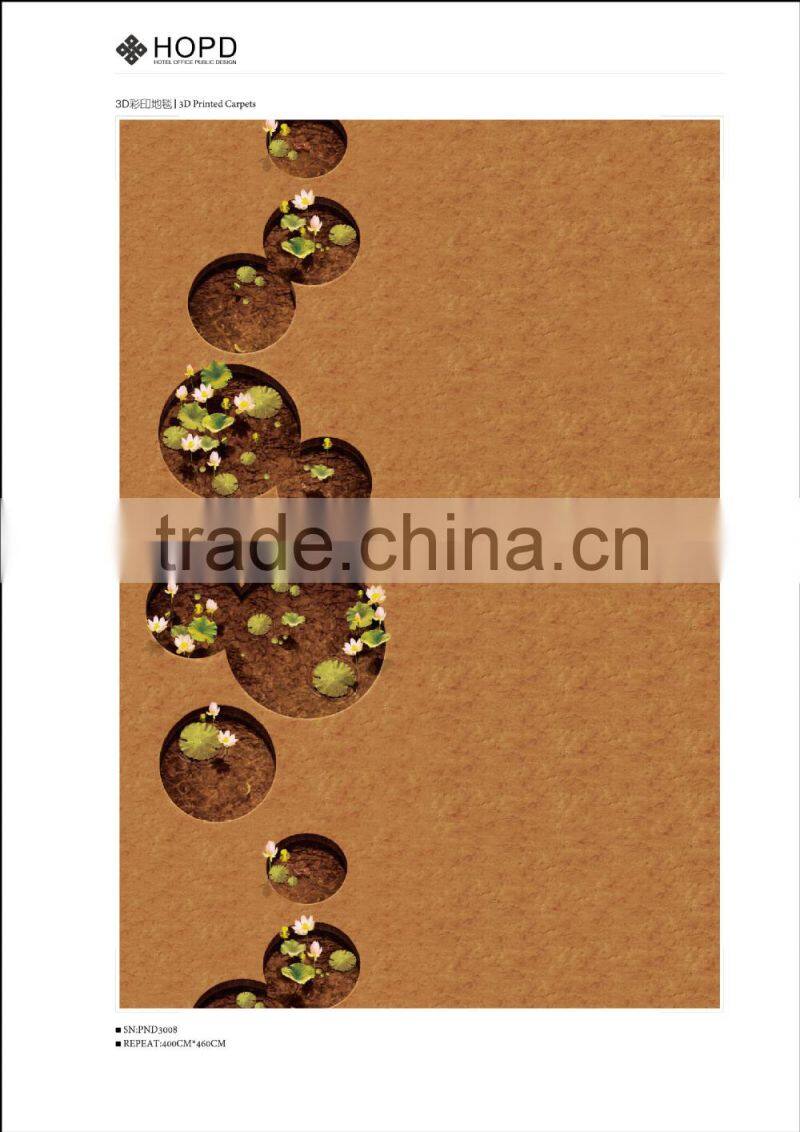 Great modern pattern 3D printed Carpet for hotel, apartment