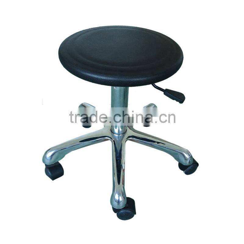 PU leather black office antistatic adjustable chair