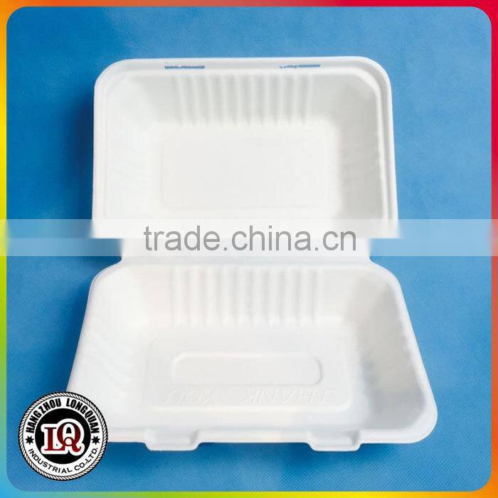 Biodegradable Bagasse Pulp 450 ml Clamshell