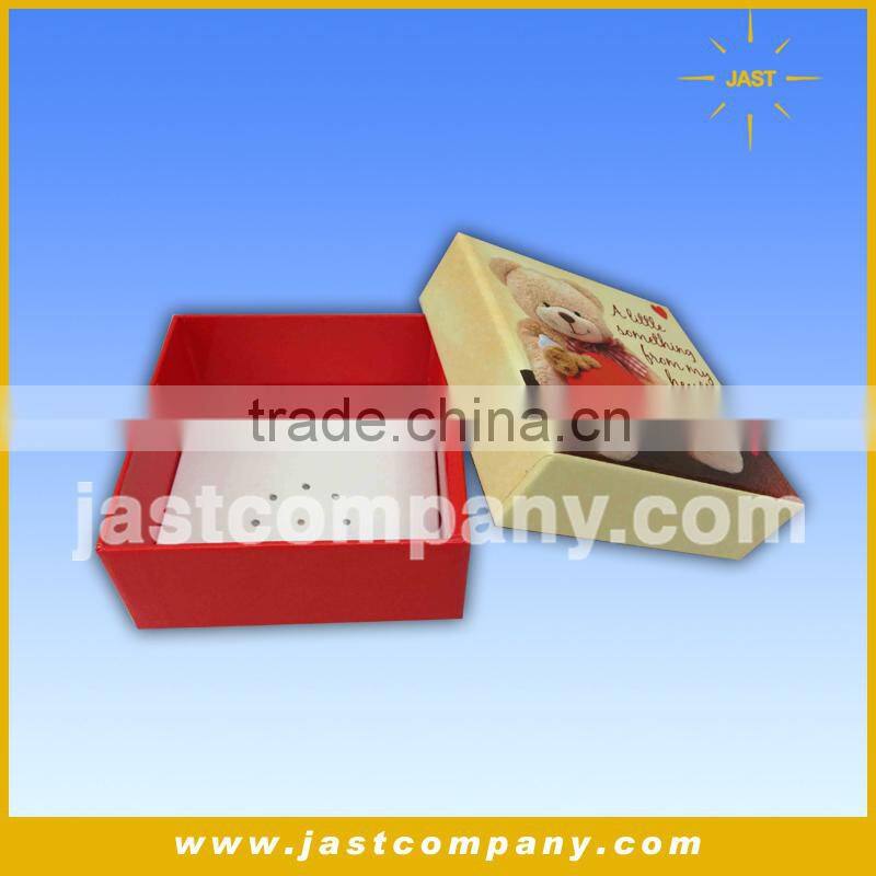 Large Cute Bear Chocolate Gift Boxes with Sound and Full Color, Different Size and Shap Paper Box Supplier