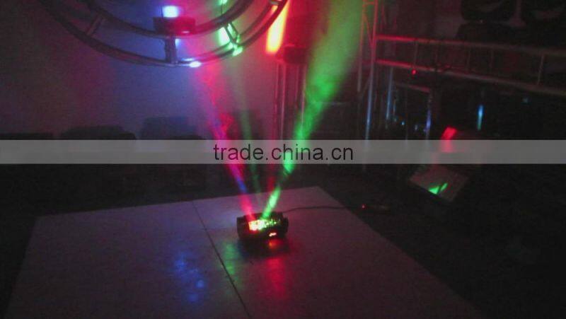 Hot sale! 2016 8x3w rgbw led mini spider disco light spider beam light